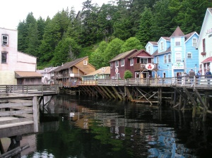 met een tourgids langs Creek Street | Ketchikan